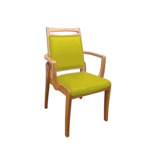 Quality Sponge Cushion Luxury Modern Wood Dining Chairs Square For Hall Restaurant wholesale