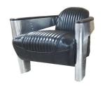 Vintage Aviator Brown Leather Armchair Aviator Style Chair