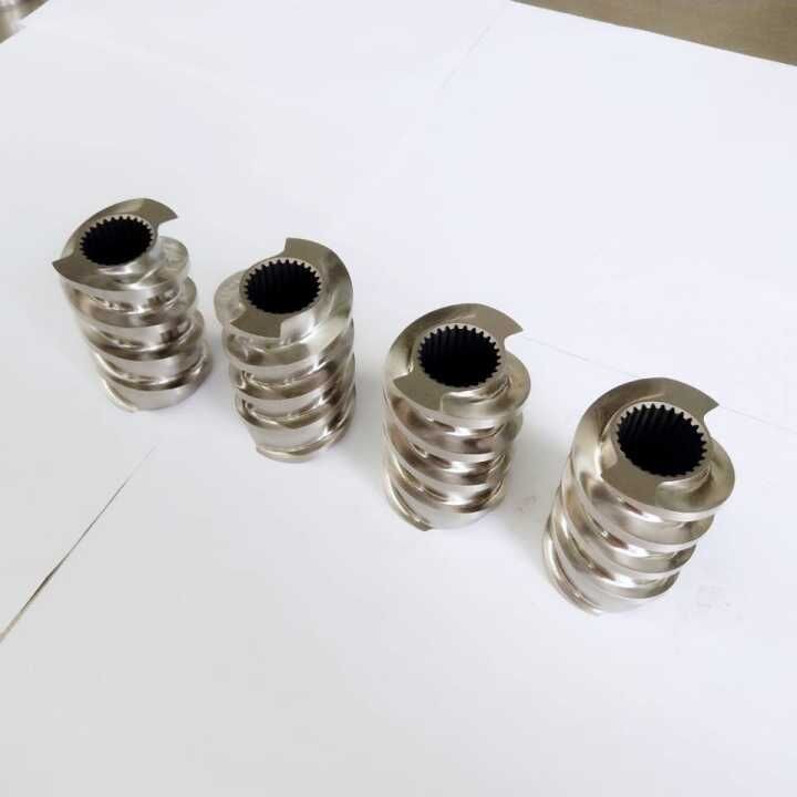 70 Three Flighted Kneading Block , Twin Screw Extruder Elements Compact Size