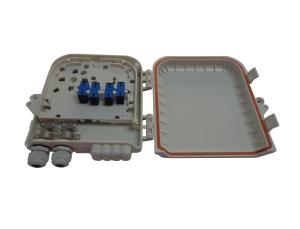 Quality Outdoor IP65 8 Cores FTTH Fiber Optic Splitter Box For CATV Networks wholesale