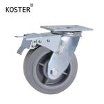 4-6 Inch Industry Heavy Duty Shopping Trolley Fixed KSLHD0203 with TPR/ PVC