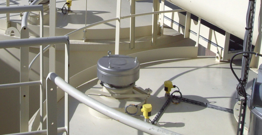 Pneumatic Silo Top Pressure Relief Valves VCP2731B Series For Cement Tank