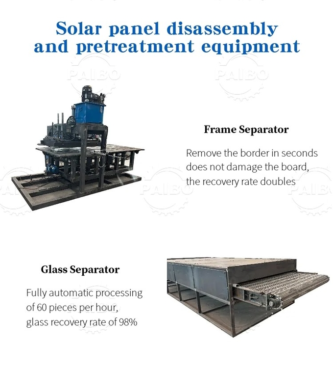 Eco-Friendly PV Modules Recycling Machine Powered by Engine Oil Recycling Technology