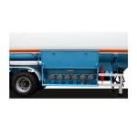 25000L Carbon Steel Draw Bar Tank Trailer with 3 Axles for Fuel or Diesel Liquid