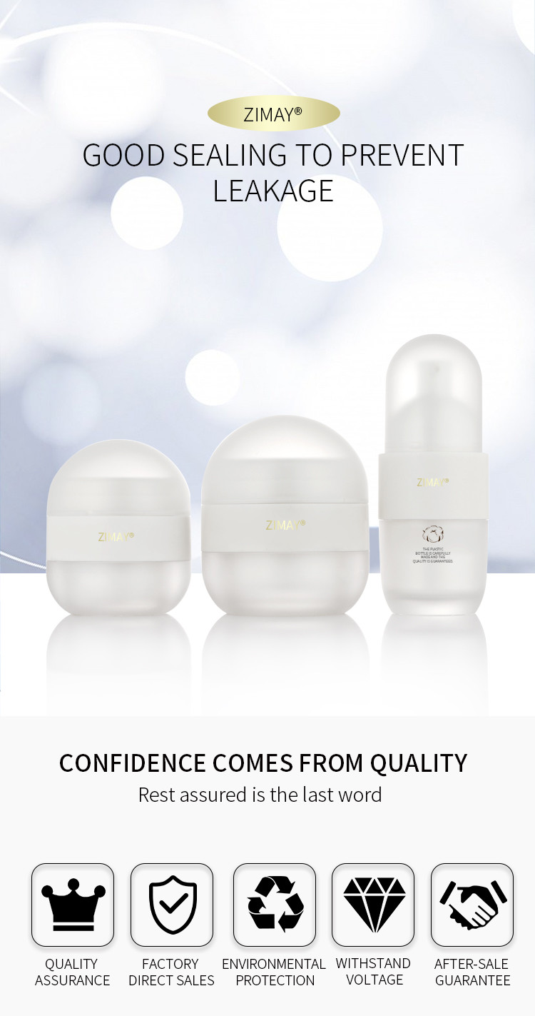 Portable travel set cosmetics skincare packaging eye cream jar body lotion bottle
