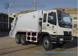 Quality Foton 3 Axles Compactor Garbage Trucks 6x4 Drive 16 m3 - 18m3 Capacity wholesale
