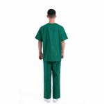 Green Men Scrub Suit Uniforms Short Sleeve M L XL XXL 3XL 4XL