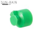 Colorful plastic closures bottle screw flip top caps 24/410 28/400 SR-201