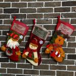 Christmas Stocking Classic Large Stockings Santa, Snowman, Reindeer Xmas
