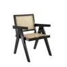 Buy cheap Simple Nordic wood rattan dining chair Korean sitting room balcony lounge chair from wholesalers