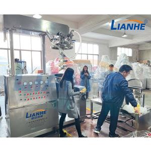 Quality 100L Vacuum Cream Mixer Lotion High Shear Emulsifier Gel Homogenizer Mixing Tank wholesale