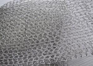 China Multi Strand Knitted Wire Mesh Fabric Heat Resistant on sale