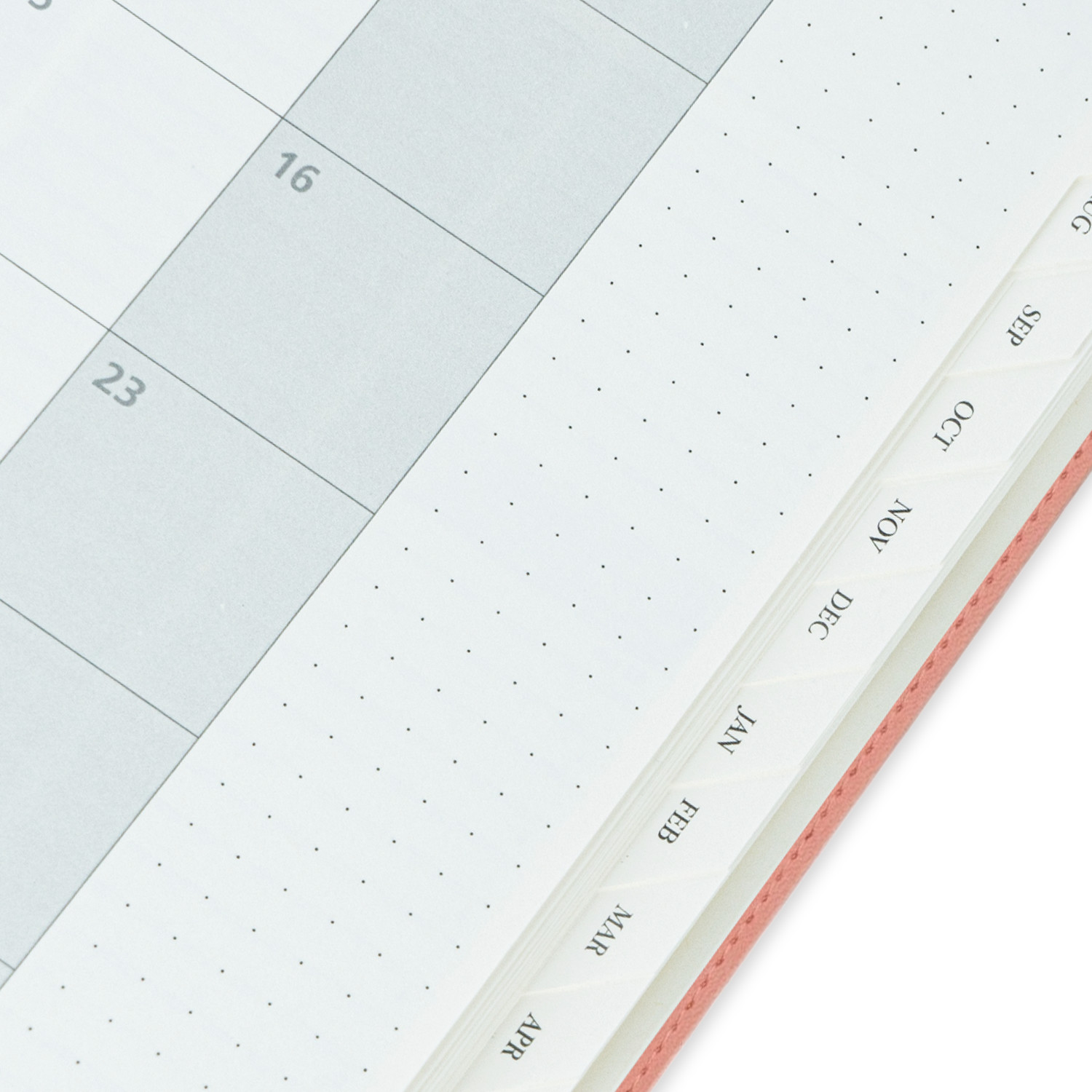 Weekly Planner 2023-2023 Pink Academic Planner With Hourly Timetable And Plastic Ruler