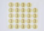 Round Shape Food Label Stickers PET Material Full Color Printing With Decal