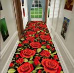 Polyester Fiber Custom Commercial Rugs Entrance Corridor Stairway Hotel Mat