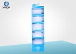 Food/Clothes Cardboard Shelf Display , Promotion Retail Cardboard Display Stands