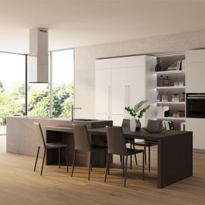 Quality Kitchen 16mm Wood Veneer Cabinets Timber Cabinetry PVC Board wholesale