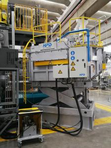 Quality 700KG 0.20MPa Electric Dosing Aluminum Holding Furnace For Aluminium Melting wholesale