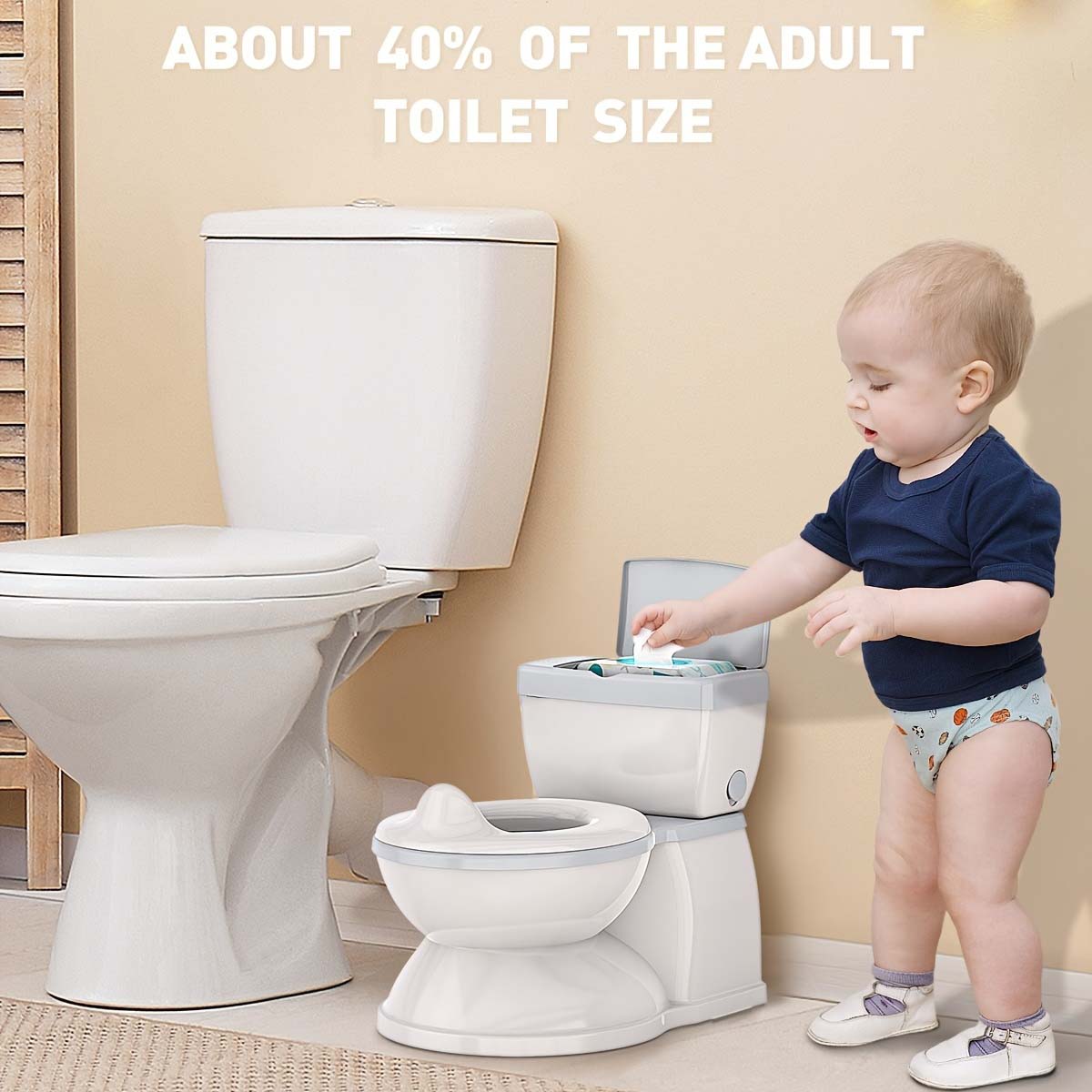 Eco Friendly Plastic Kids Potty Training Toilet Blue Pink White Customized Logo Wholesale