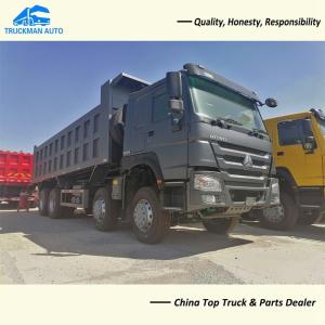 Quality 12 Wheel 371HP SINOTRUK HOWO 8x4 RHD Tipper Trucks For Zambia wholesale