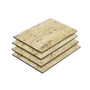 Quality White Marble Aluminum Composite Panel Flexible Easy Installation wholesale