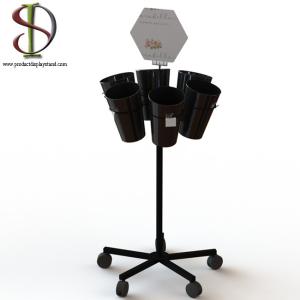 Quality 6 Bouquets Metal Floor Display Stand In Flower Shop wholesale