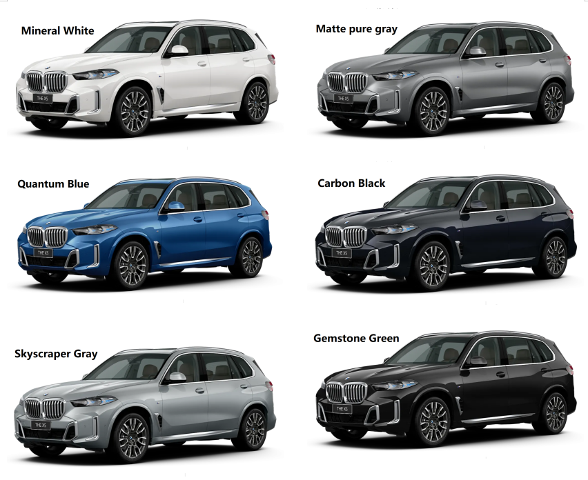 2024 B-MW X5 xDrive40Li 4wd 2.0T 3.0T 5 Seats Midsize-Large SUV with Electric Copilot Seat Adjustment and Touch Screen