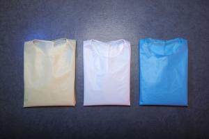 Quality Waterproof Protective 40g Pp Pe Disposable Isolation Gown wholesale