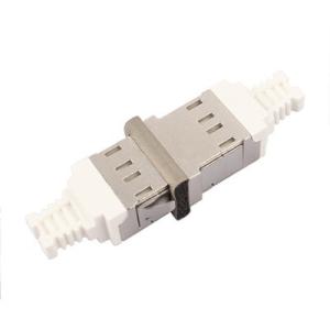 Quality SM MM DX LC LC Fiber Coupler Metal Adapter Without Flange wholesale