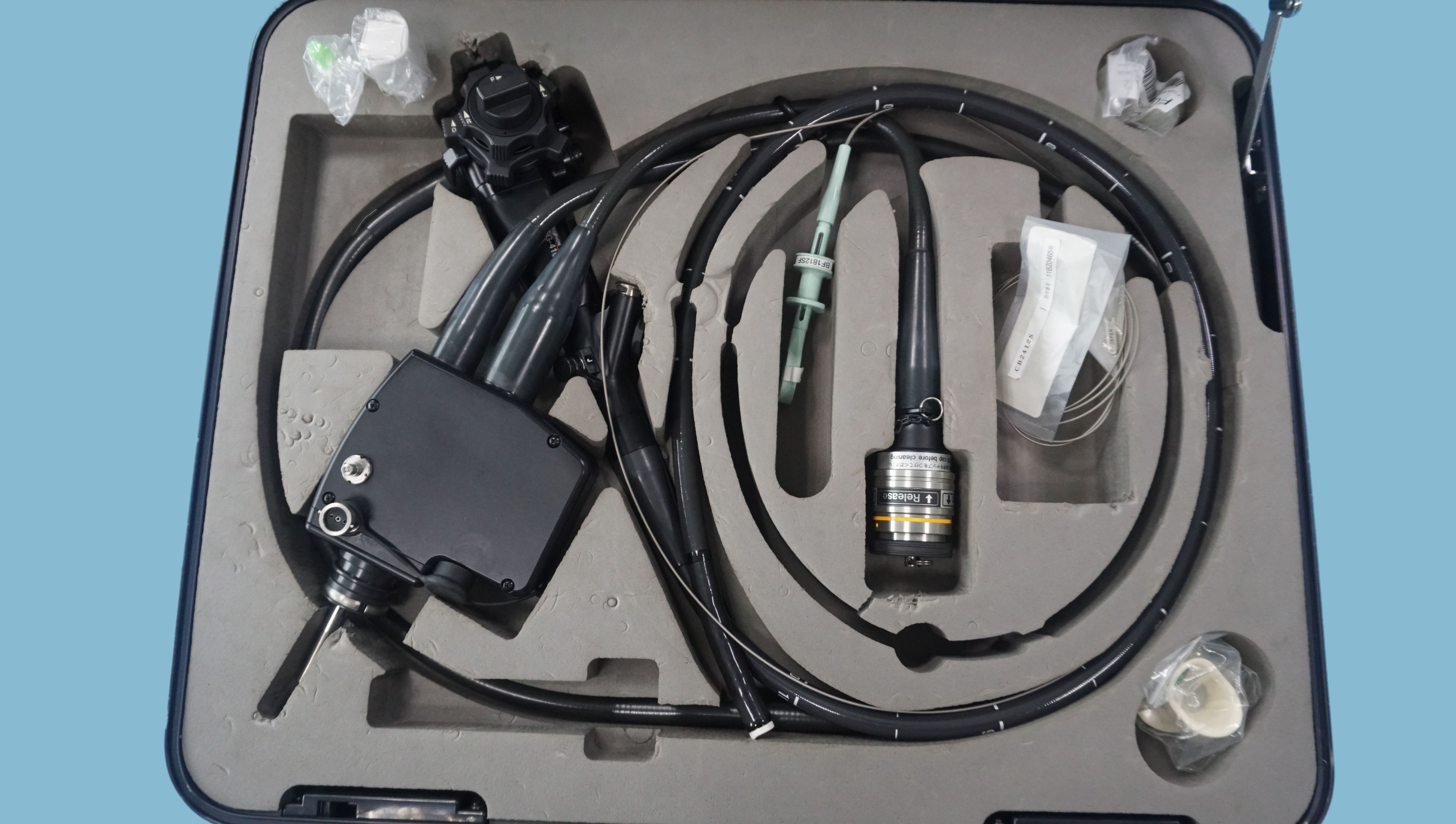 EG-410D Flexible Gastroscope Endoscope 1400mm Total Length In Good Condition