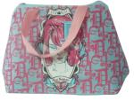 75g Silk screen printing beauty elipe shape sea beach zipper non woven carry bag