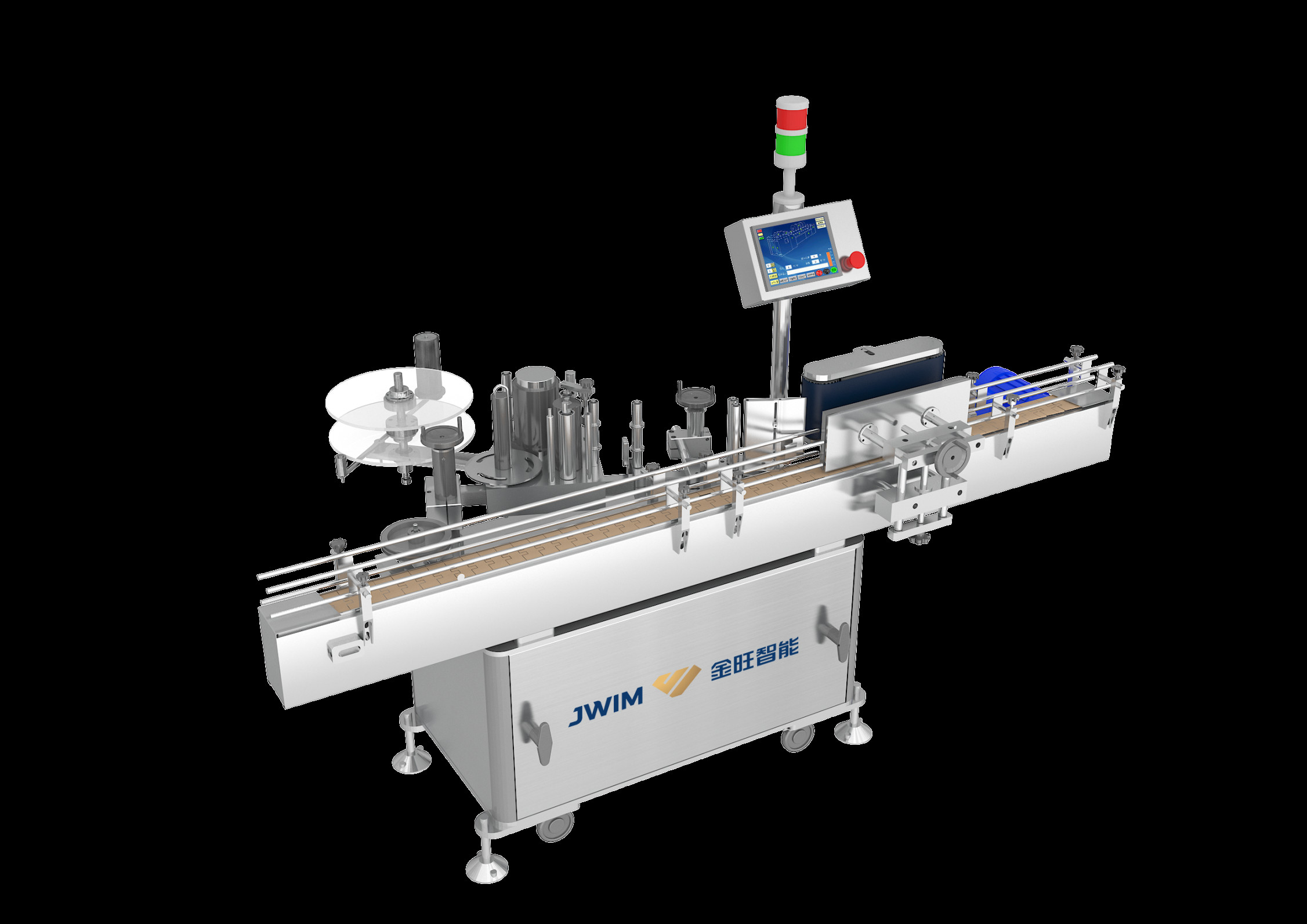 Automatic Horizontal Self Adhesive Labeling Machine 150pcs Points