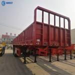 CIMC 3 Axle 60 Ton 1100R20 Tire Flatbed Semi Trailer