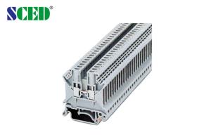 Quality 5.2mm Compact Din Rail Mounted Terminal Blocks For Power Supply 600V 20A wholesale