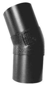 Quality DN63-DN450 PE SDR11 SDR17 SDR17.6 Butt Fusion 45 Degree Elbow wholesale