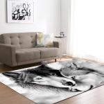Animal Art Living Room Floor Carpets Flexible Bedroom Runner Rugs