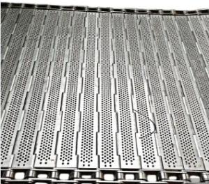Quality Industrial Stainless Steel Flat Top Chain Mesh Belt For Food Processing Conveyor wholesale