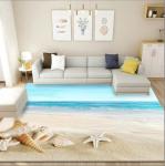 3D Lavender Tulip Pattern Household Bedroom Living Room Floor Carpet Special
