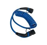 16A 480V 3 Phase 11kW Coiled EV Charging Cable Type 2 To Type 2 IEC 62196