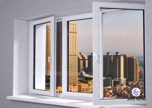 Quality Outward / Inward Open Aluminum Casement Windows , Clear Tempered Glass Window wholesale