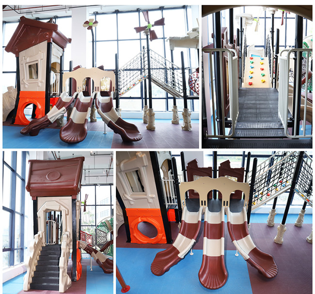 Customized Color Plastic Playground Slide For Children Outdoor Entertainment