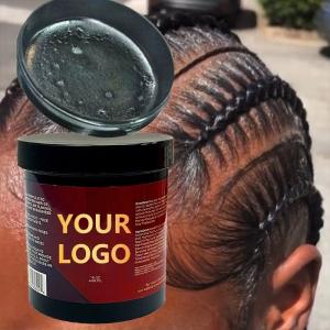 Quality Non Greasy Loc N Thick Clear Braiding Jam Hair Gel and Edge Control Super Strong Hold wholesale