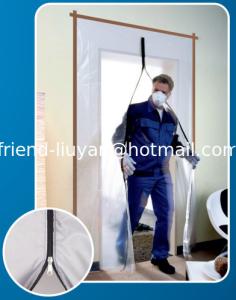 Quality Zipper Secure Transparent Pvc Door See Through Plastic Vinyl Door wholesale