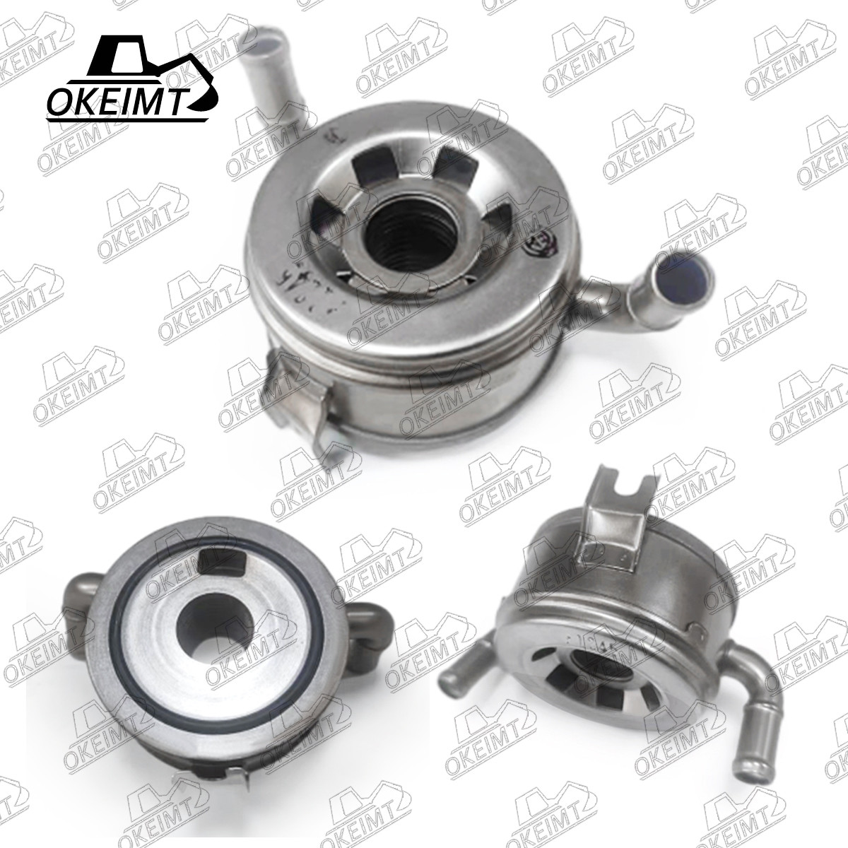 Excavator Engine Parts V3307 Oil Cooler Core For KUBOTA Machinery