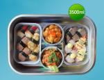 3500ml rectangular aluminum foil sealed box