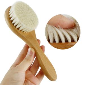 Quality Beech Wood Horsehair Shoe Brush For Cleaning Shoe Scrubbing Brush wholesale