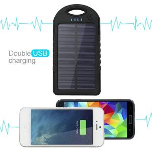 Quality 5000mah cell phone charger move power solar charger wholesale