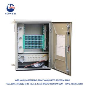 Quality Outdoor Fiber Optic Terminal Cabinet Wall Mounted 96 Core wholesale