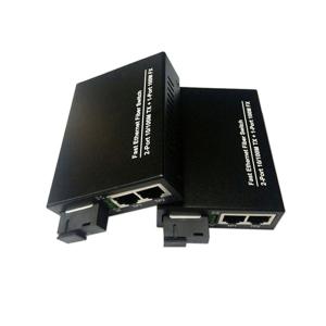 Quality External 220V AC Fiber Media Converter RJ45 Connector Multi UTP SFP Slot wholesale