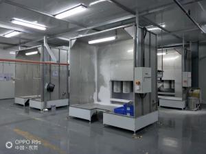 Explosion Proof SUS201 Water Curtain Spray Booth 4KW Centrifugal Fan
